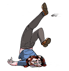 "Do a flip!"
